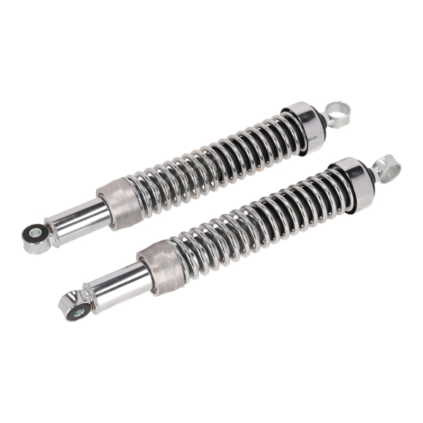 SET Federbeine vorn, aussenliegende Chromfeder, MZ ES125, ES150